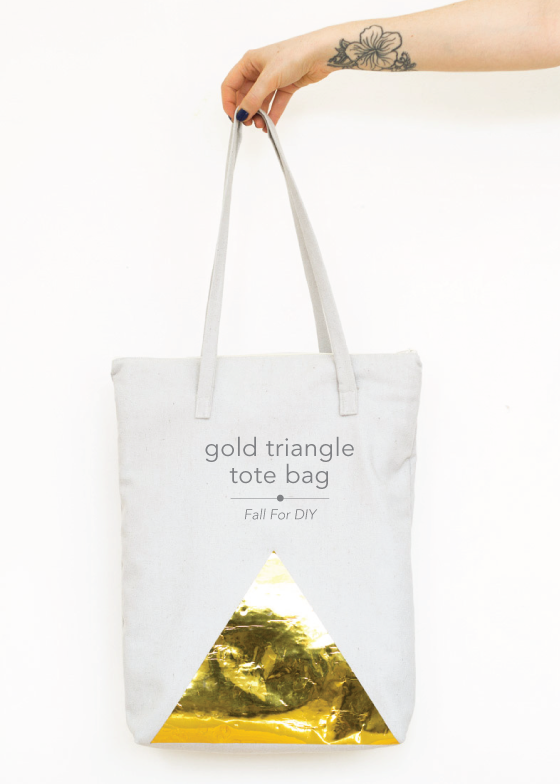 gold-triangle-tote-bag-Fall-For-DIY-Design-Crush