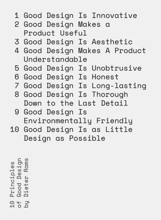 gøre det muligt for Praktisk hoste 10 Principles of Good Design - Design Crush