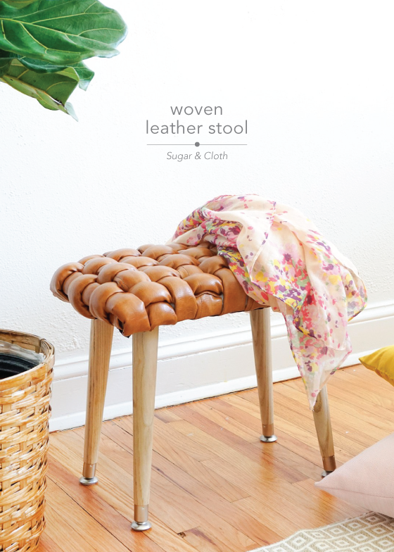 woven-leather-stool-Sugar-&-Cloth-Design-Crush