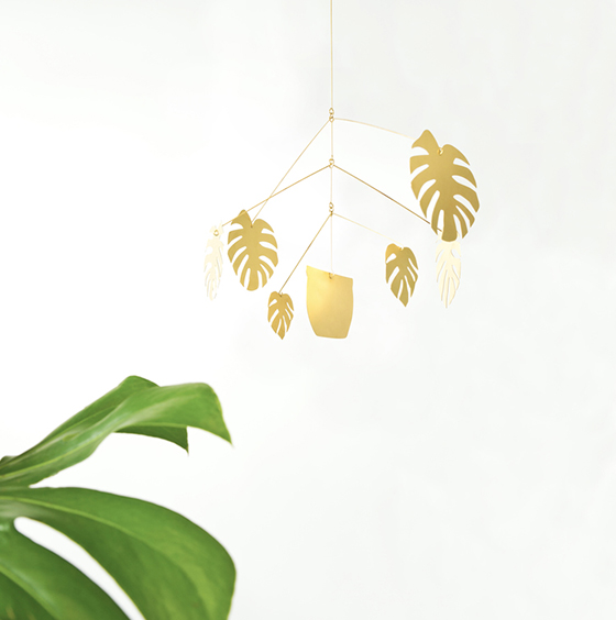 Brass Plant Mobiles-1-Design Crush